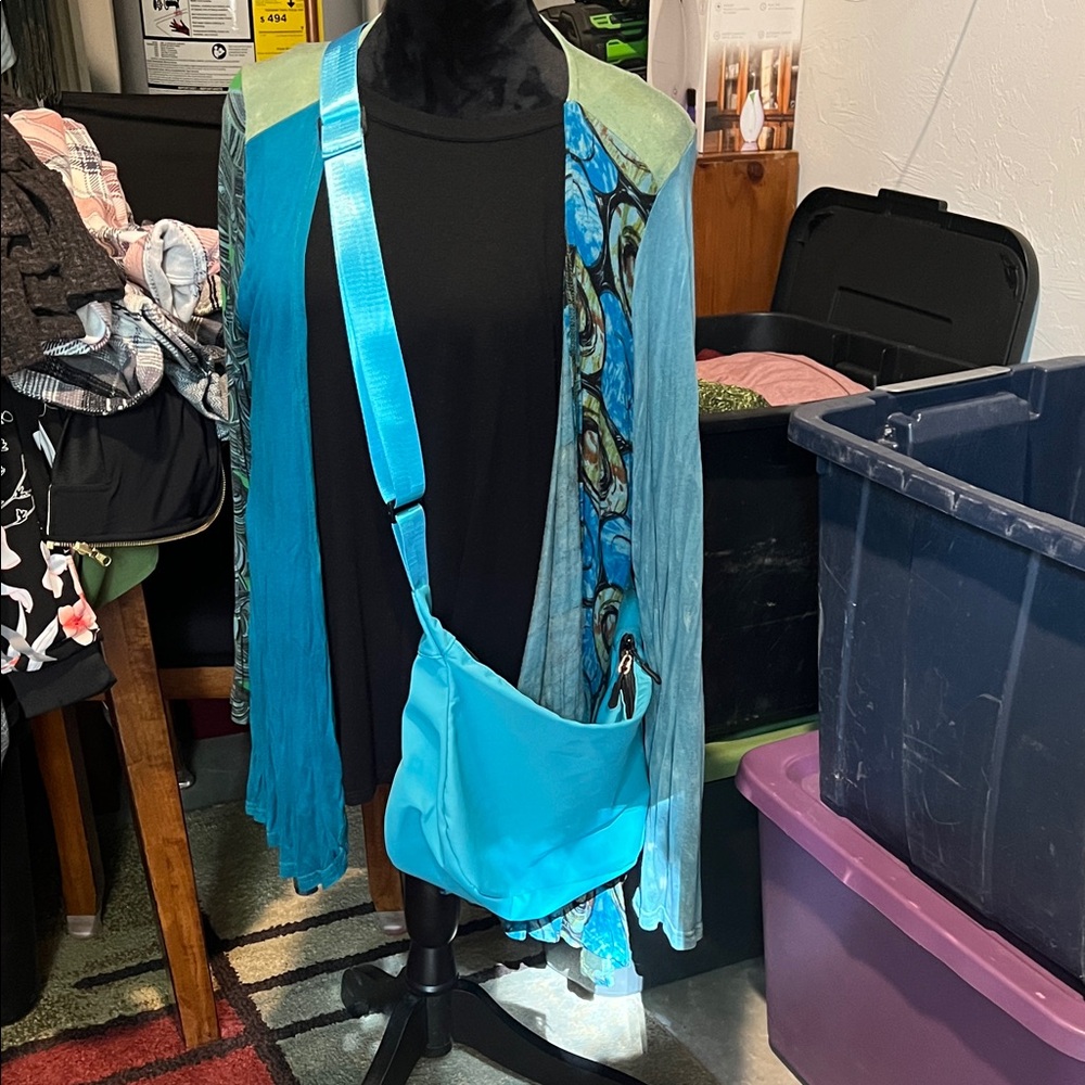 Stylish Blue Crossbody Bag